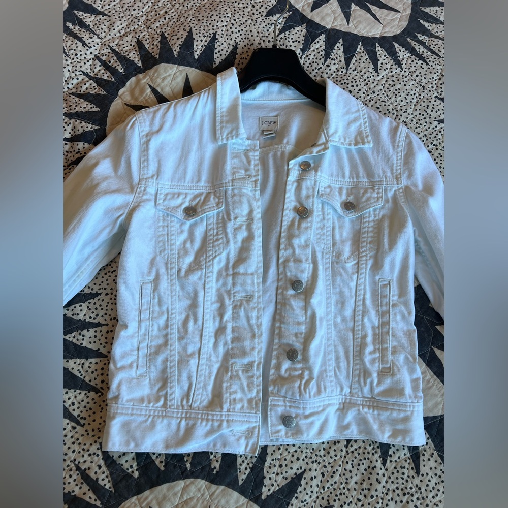 Gap White Jean Jacket